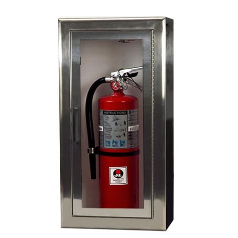 cosmopolitan stainless steel fire extinguisher cabinets|Stainless Steel Surface Mounted Cabinet .